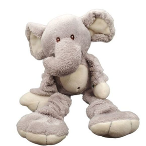 Spark Create Imagine Elephant Stretchy Legs Plush Rattle Crinkle Squeak New Baby